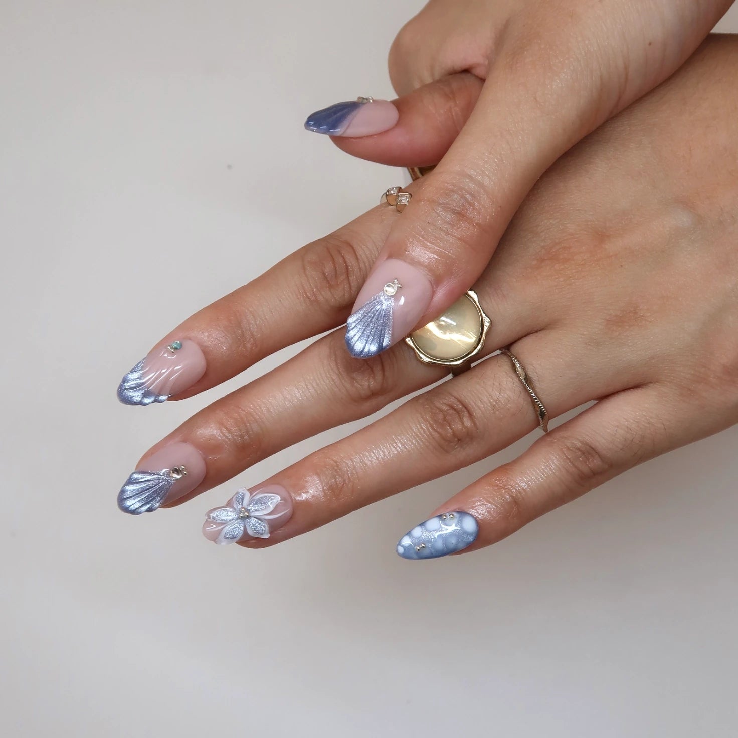 Tender Haven - Ersa Nails Blue PressOnNails