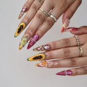 The Heat - Ersa Nails Yellow PressOnNails