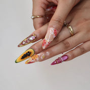 The Heat - Ersa Nails Yellow PressOnNails