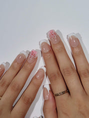 Timeless Beauty - Ersa Nails Nude White PressOnNails