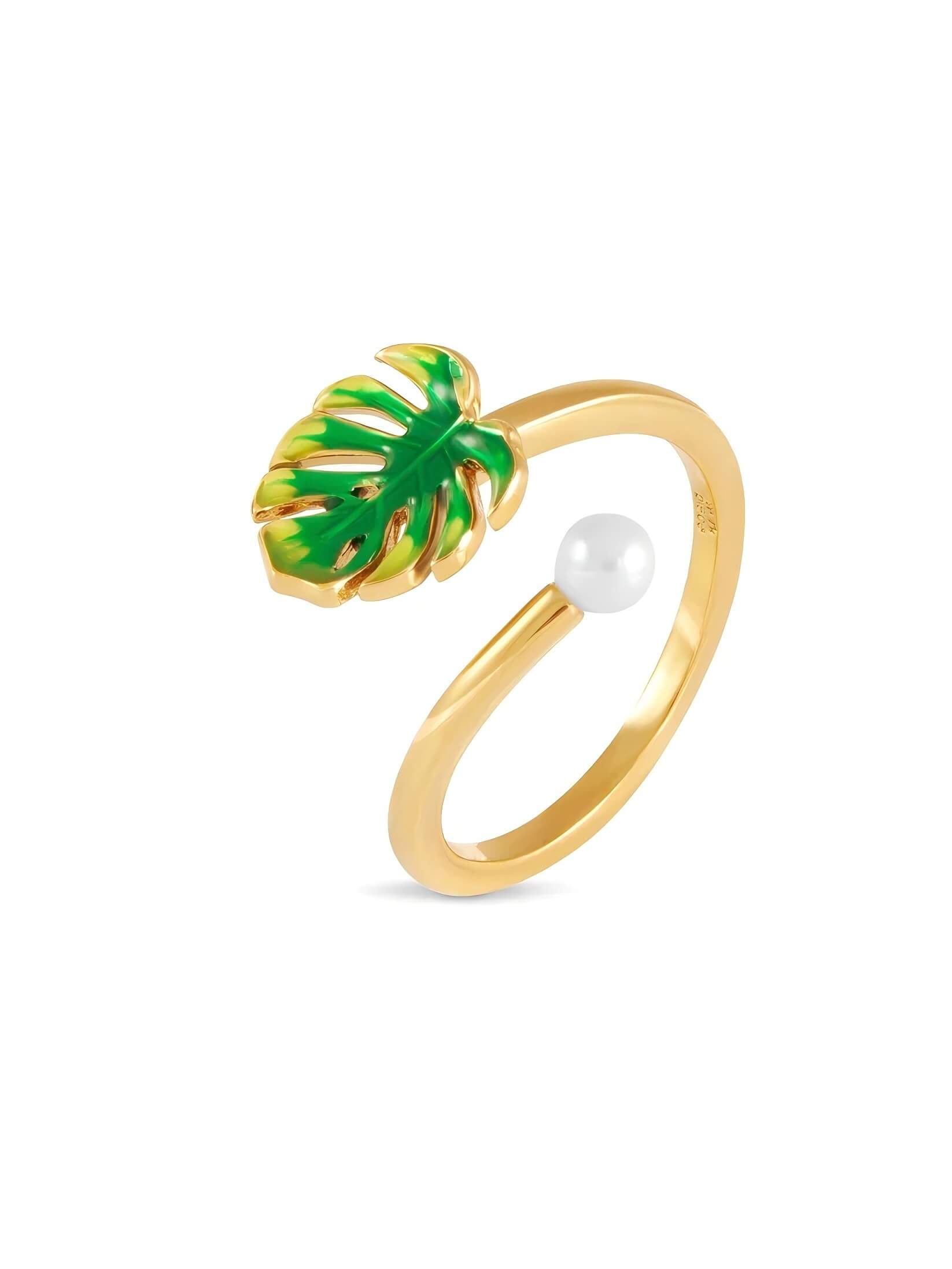 Tropical Enamel Ring - Work Piece