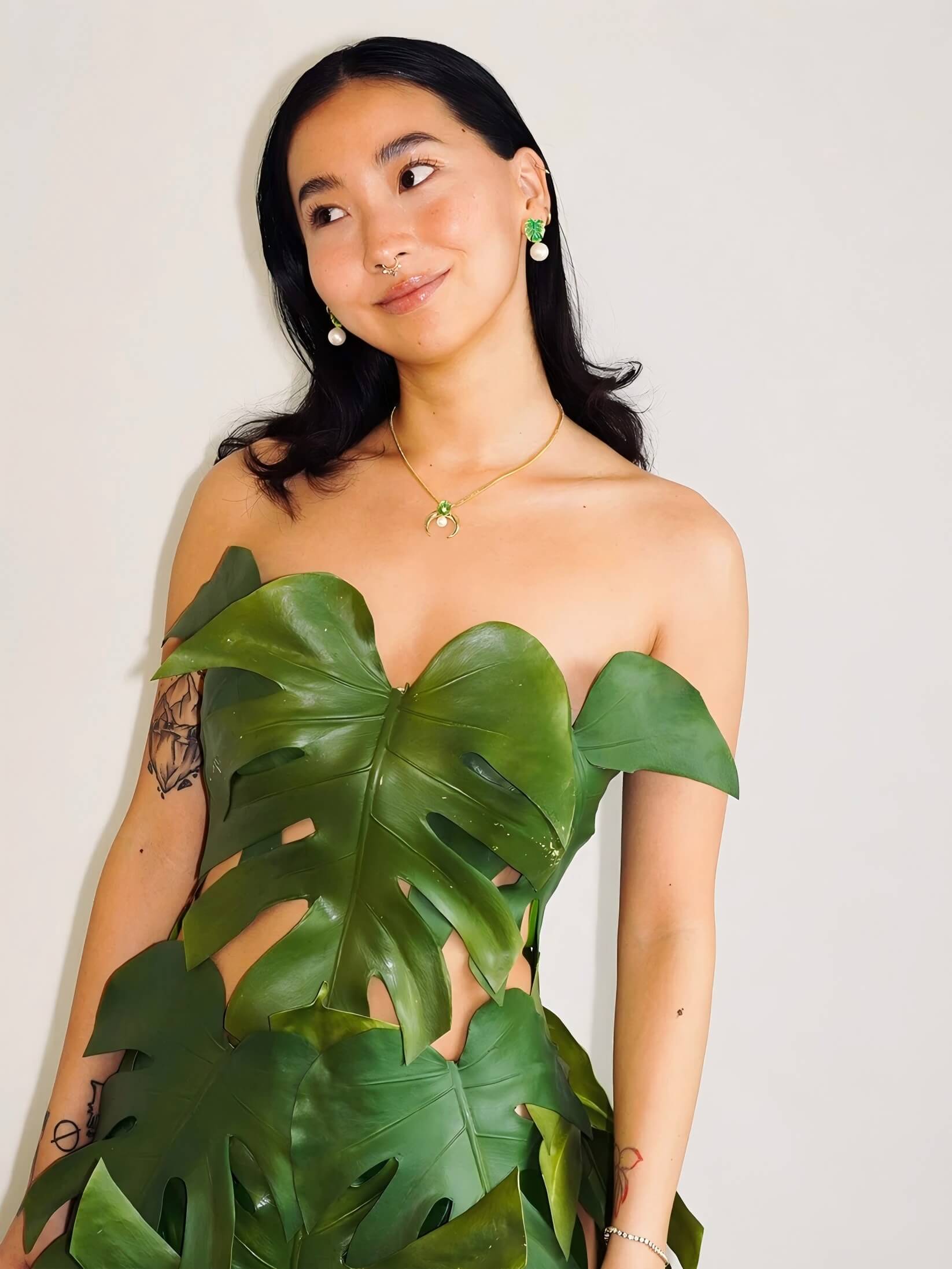 Tropical Horn Necklace - Work Piece