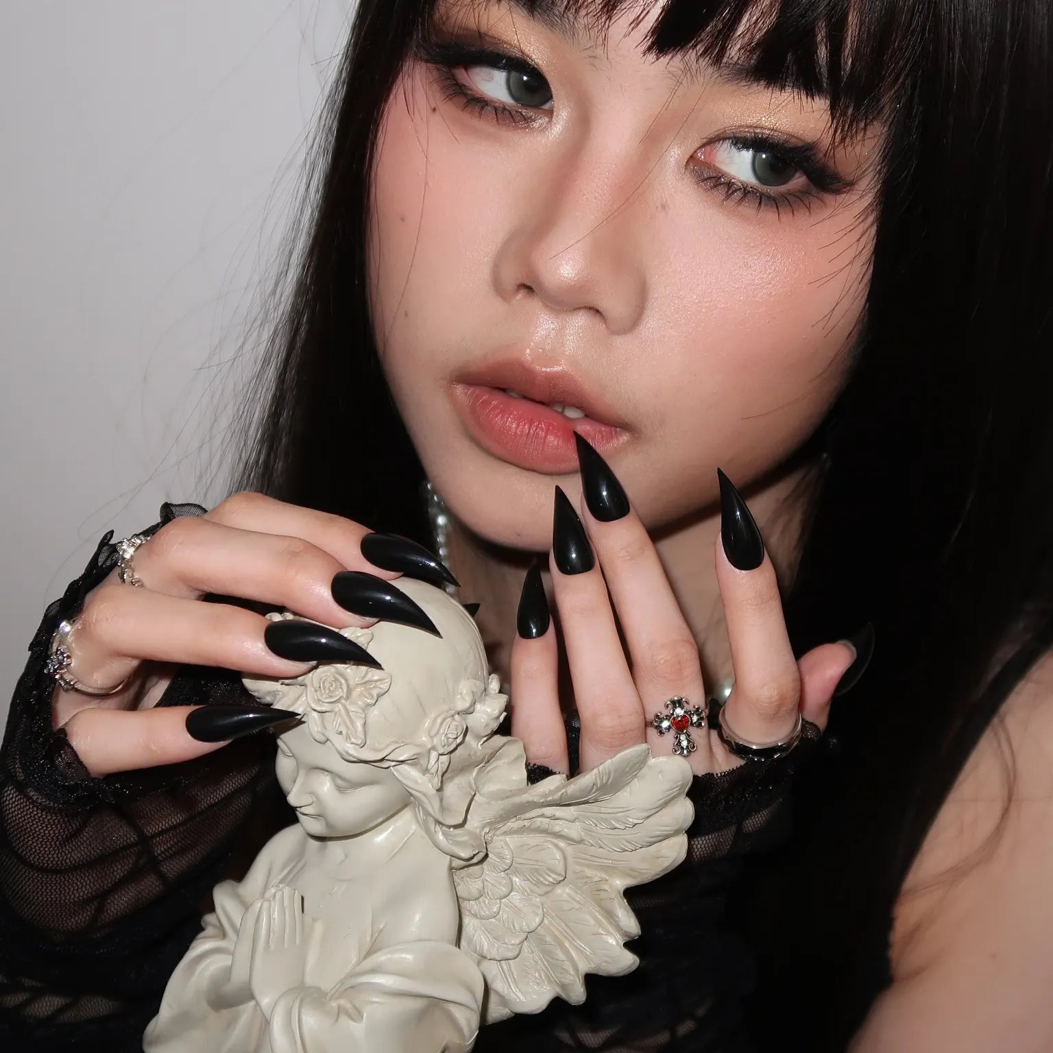 Untamed - Ersa Nails Black PressOnNails
