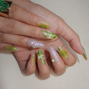 Verdant Allure - Ersa Nails Nude Jade PressOnNails