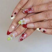 Vitality - Ersa Nails Nude Red Pink PressOnNails