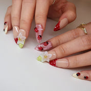 Vitality - Ersa Nails Nude Red Pink PressOnNails