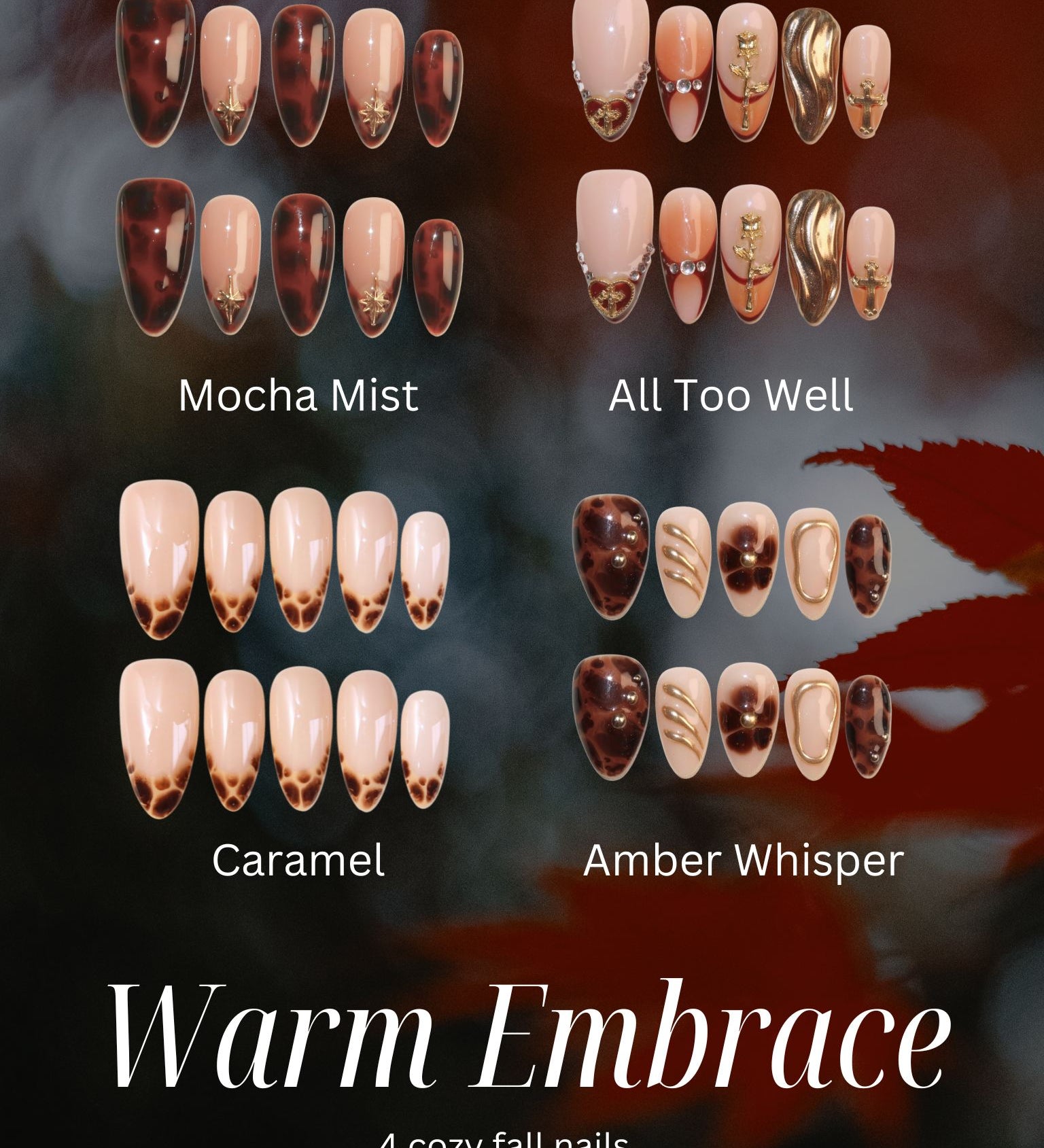 Warm Embrace - ErsaNails PressOnNails