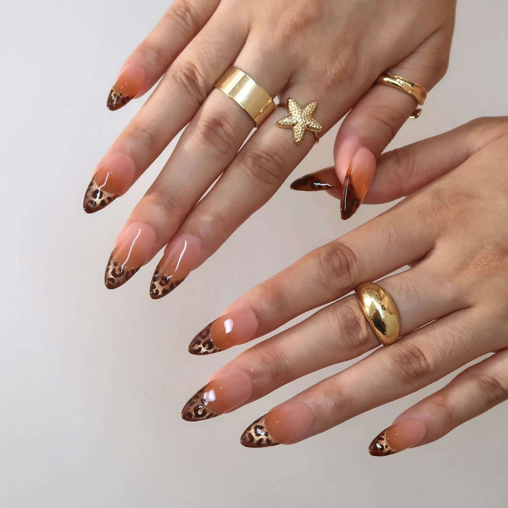 Wild Charm - Ersa Nails Nude Brown PressOnNails
