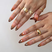 Wild Charm - Ersa Nails Nude Brown PressOnNails