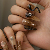 Wild Heart - Ersa Nails Nude Brown PressOnNails