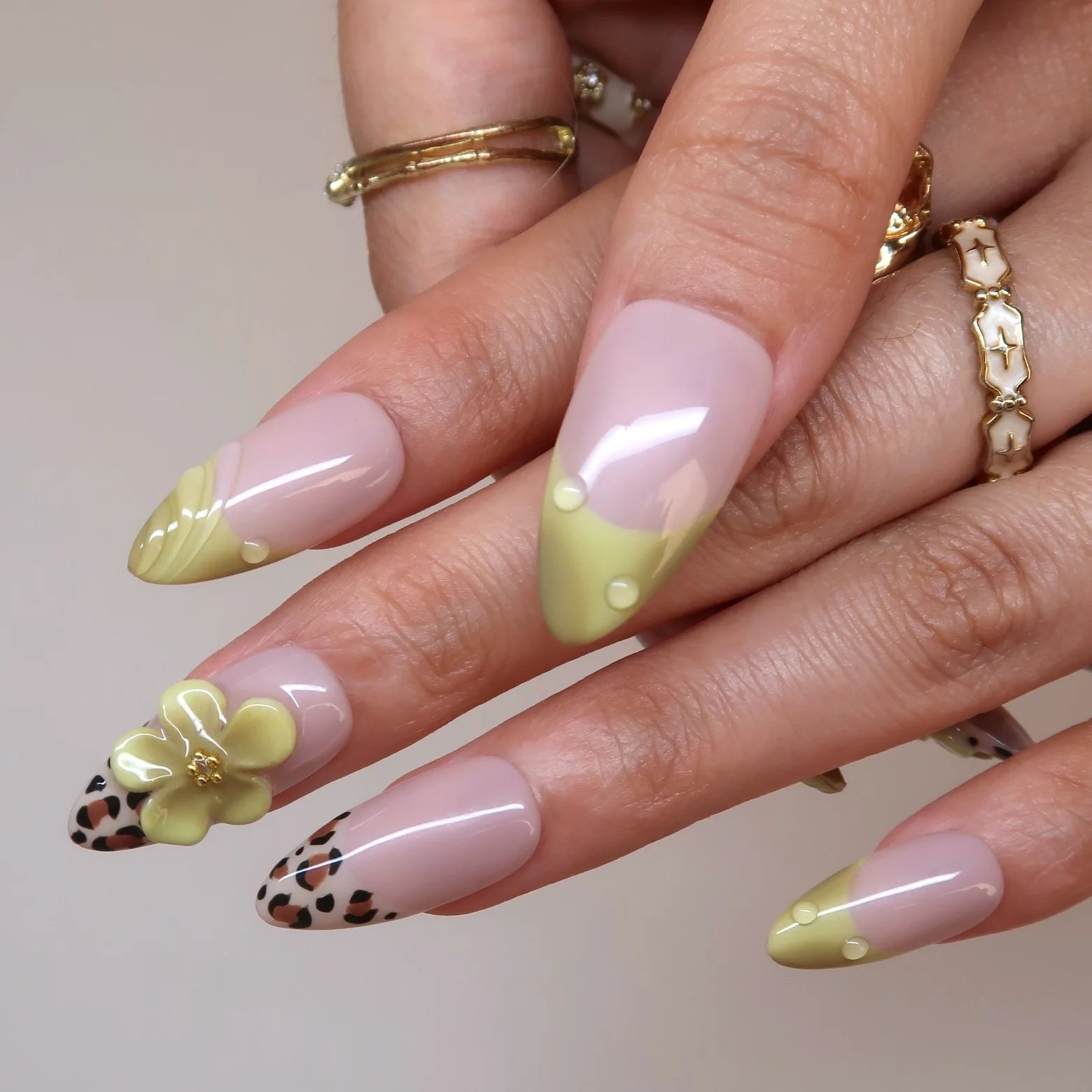 Wild Honey - Ersa Nails Nude Yellow PressOnNails
