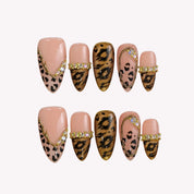 Wild Side - Ersa Nails Nude Brown PressOnNails
