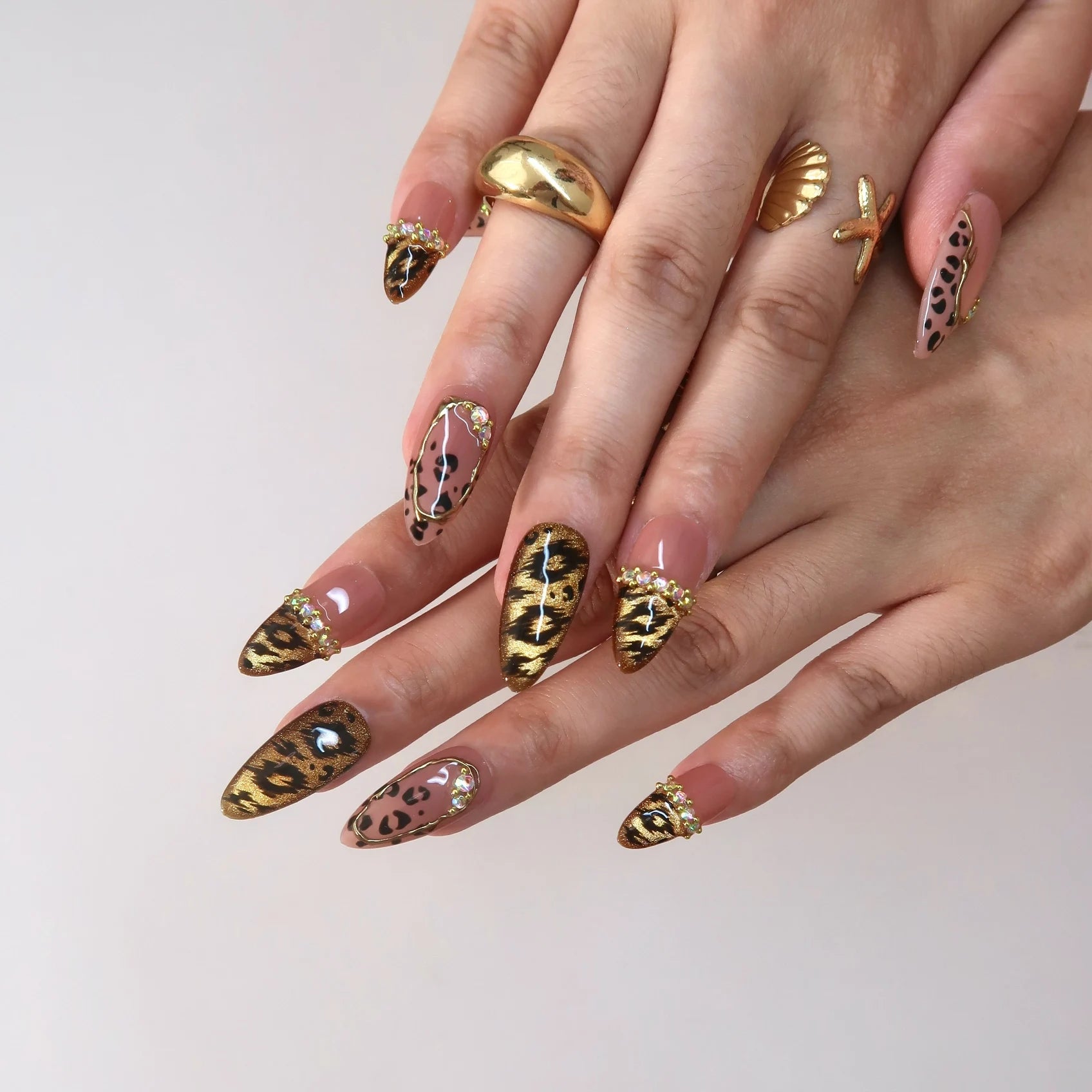 Wild Side - Ersa Nails Nude Brown PressOnNails