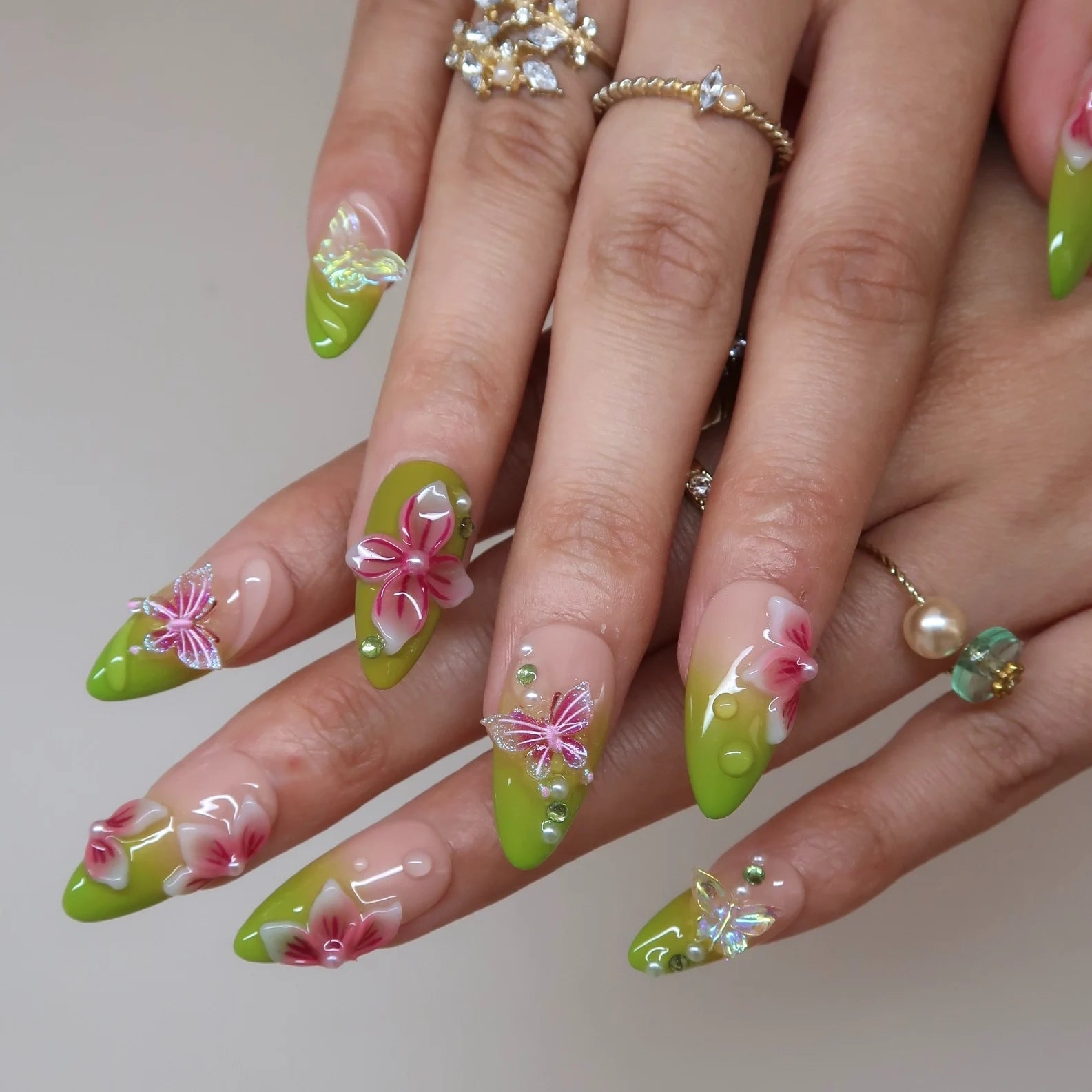 Wildly Pretty - Ersa Nails Nude Jade Pink PressOnNails