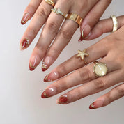 Wine O’Clock - Ersa Nails Nude Red PressOnNails