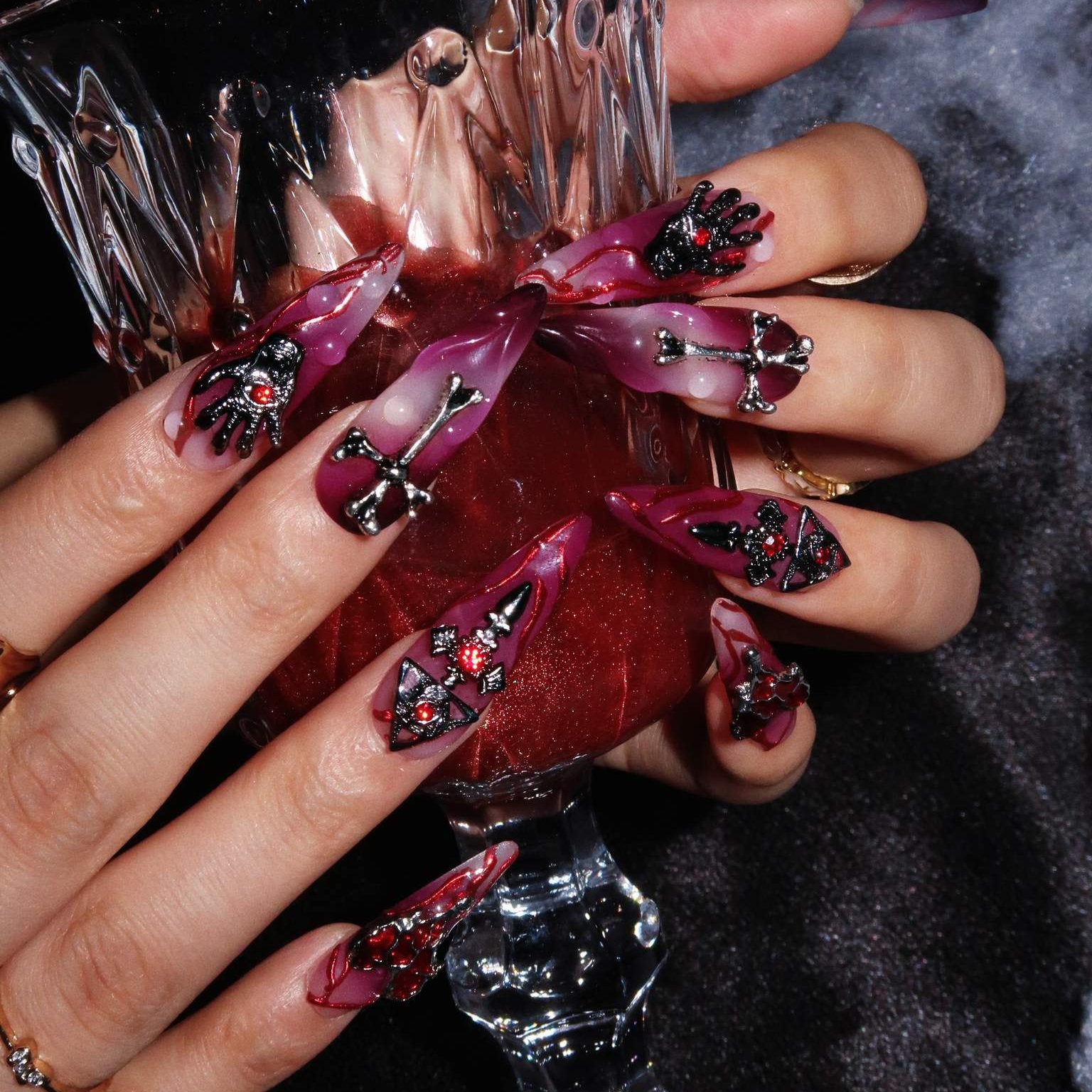 Witches Curse - Ersa Nails Purple PressOnNails