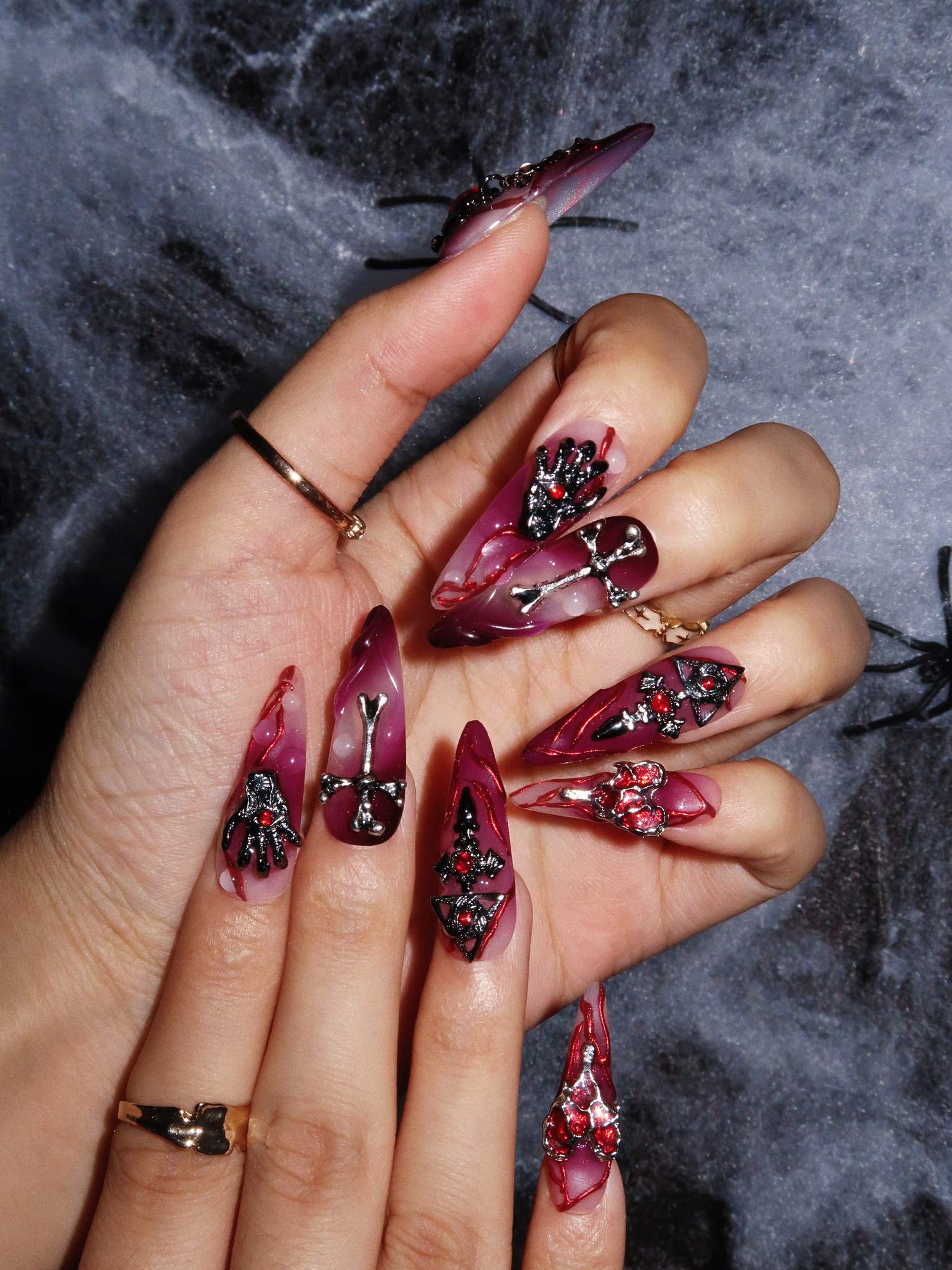 Witches Curse - Ersa Nails Purple PressOnNails