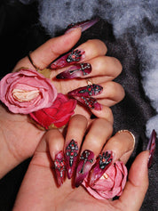 Witches Curse - Ersa Nails Purple PressOnNails