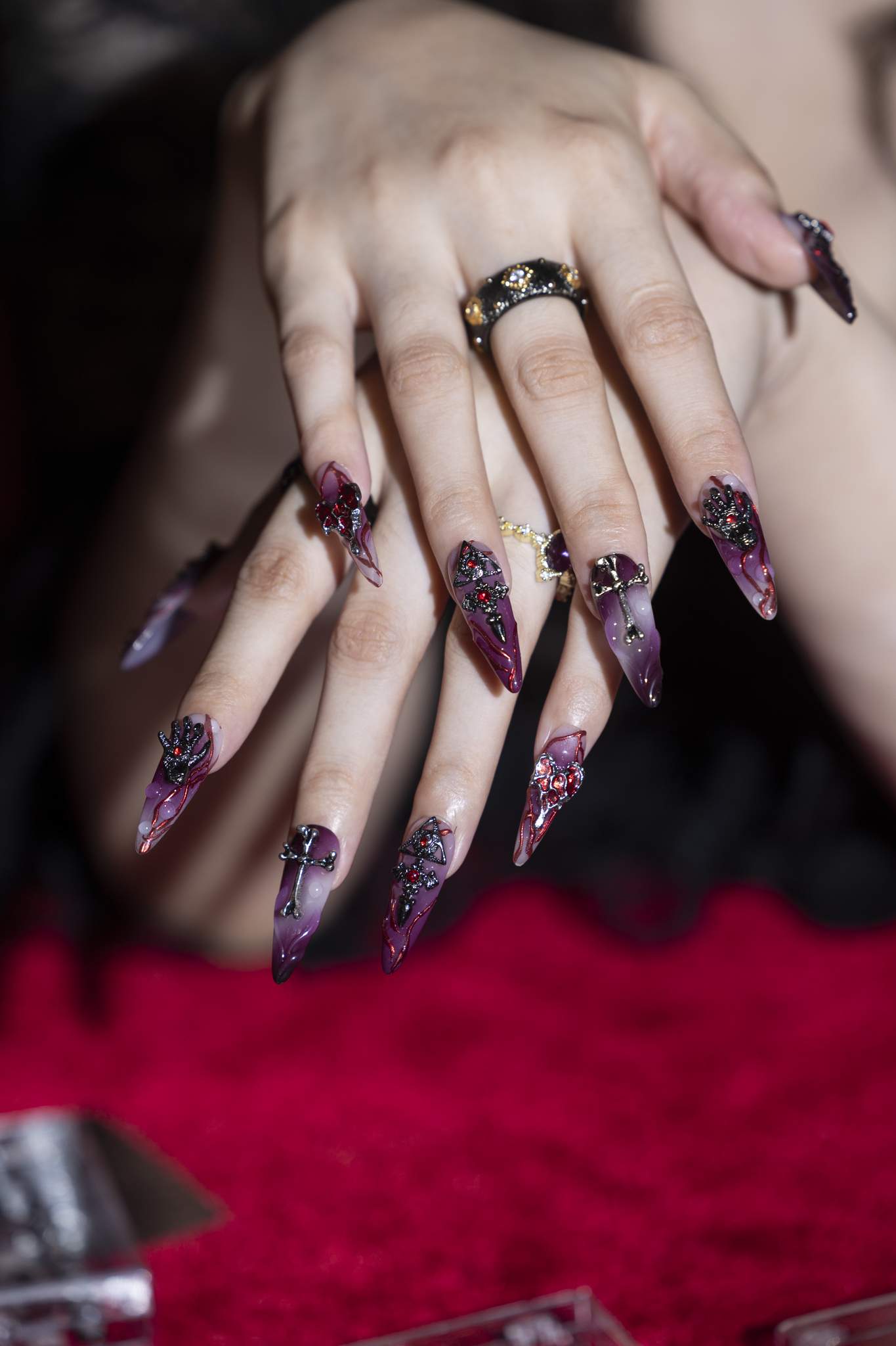 Witches Curse - Ersa Nails Purple PressOnNails