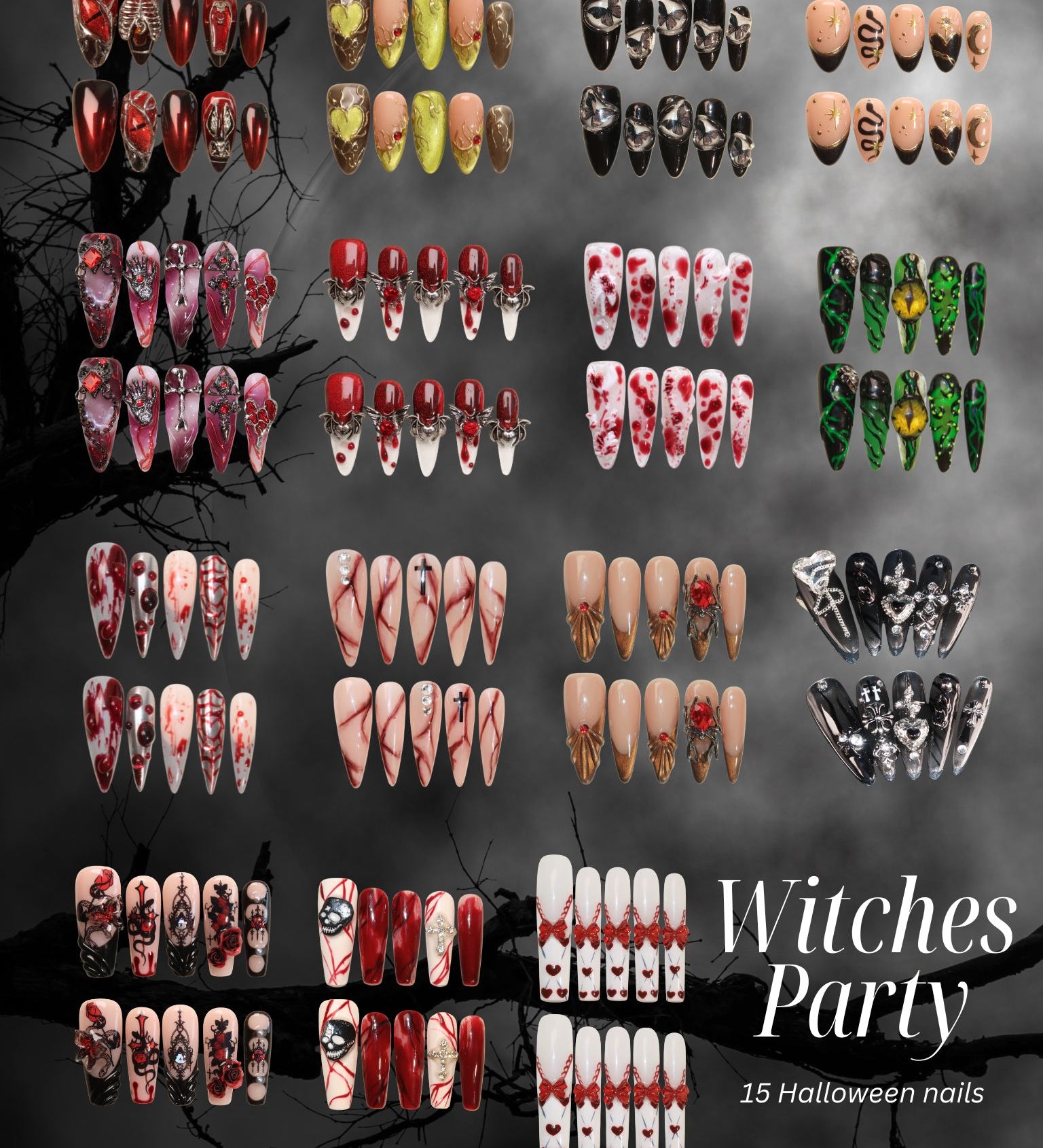 Witches Party - ErsaNails PressOnNails