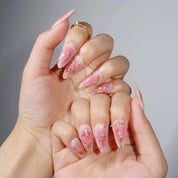 With Love - Ersa Nails Pink Gold PressOnNails