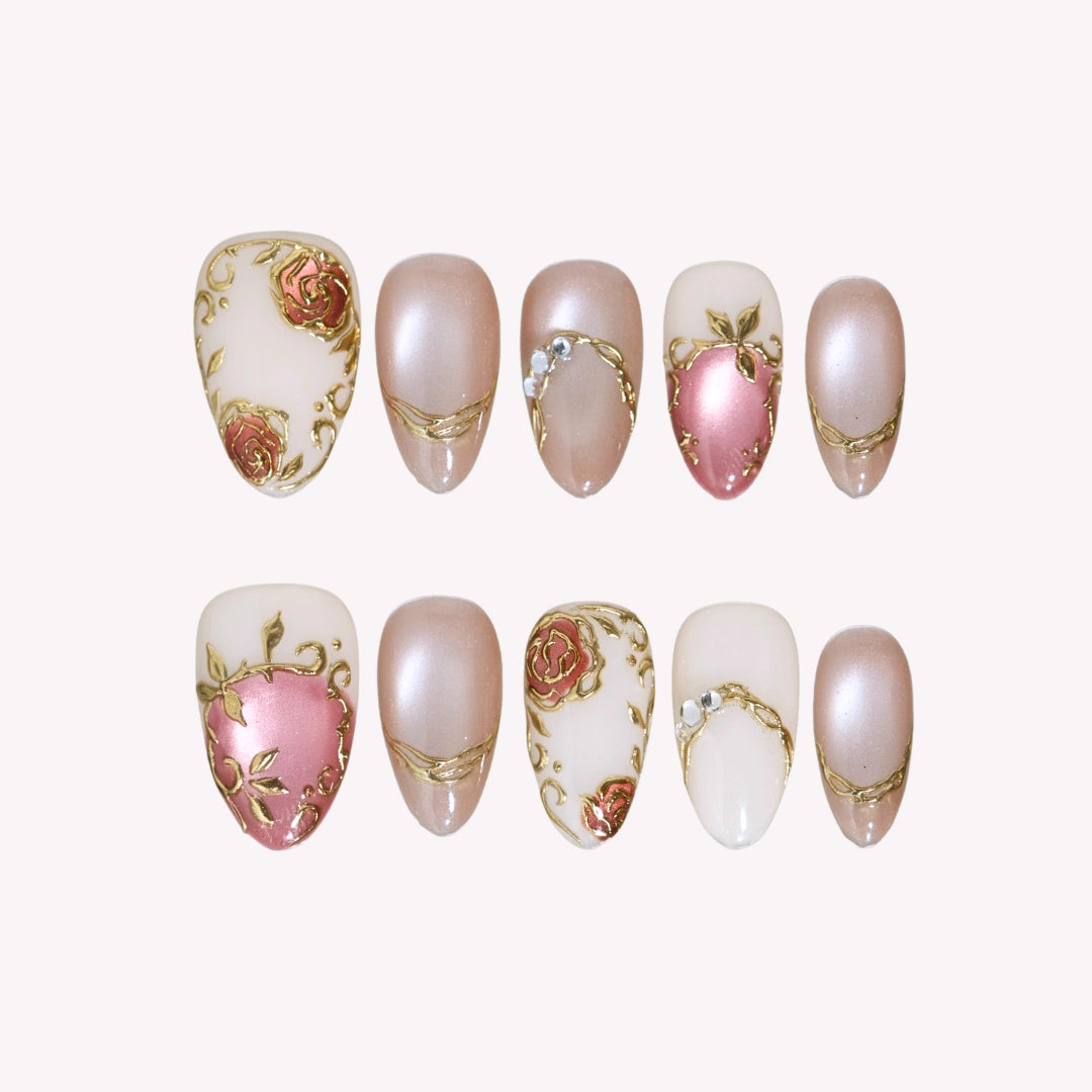 Young Rose - Ersa Nails Nude Pink PressOnNails
